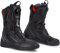 SHIMA STRATO Stivali Moto Uomo - Traspirante, Rinforzate Stivali Moto Turismo con Sistema di Chiusura Rapida ATOP, Pannelli Riflettenti (Nero, 43)