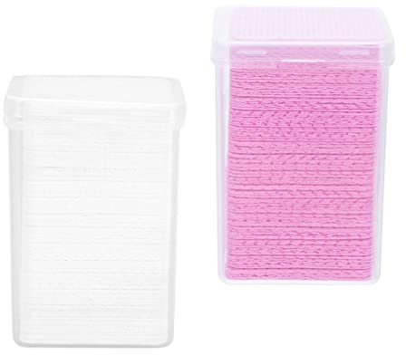 Minkissy Lash Adhesive Wipes Glue Bottle Cleaning Wiper 200 Pcs Per Box Easy to Use Portable for Travel