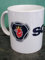 Kaffeetasse Tasse mit LKW Truck Logos und Texten Sprüche Porzellan Keramik