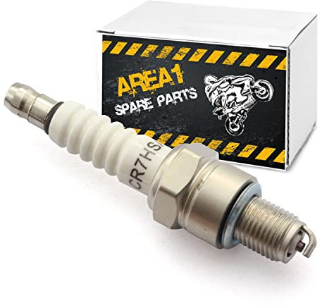 Area1 CR7HSA Motorroller Roller Zündkerze für 50ccm 4 Takt Motoren kompatibel mit REX RS 500 / RS 900