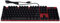 PUSOKEI Mechanische Gaming-Tastatur, Gaming-Tastatur mit USB-Hintergrundbeleuchtung, 104 Tasten PC-Gaming-Tastaturen, Hot-Swap, Roter Schalter, Zwei-Farben-Injektion, für PC-Spieler-Windows(rot)