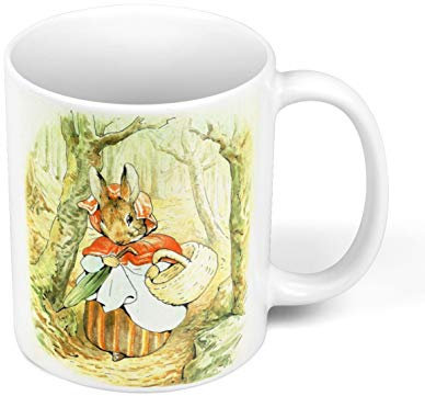 Fabulous Keramische Becher 325ml Kaninchen Rotkäppchen Illustration Kind Beatrice Potter