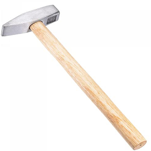 sourcing map Engineer Hammer Machinist Hammer 35 Oz Cross Peen Hammer Wood Handle with Forged Steel Head