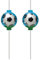 Procos Lot de 4 pailles pour fans de football