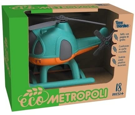 Ökologische Helikopter aus Weizenstroh – Verpackung aus recyceltem Papier