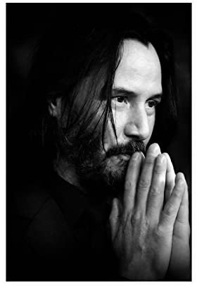 Berühmter Schauspieler Keanu Reeves Poster Leinwand Schlafzimmer Dekor Sport Landschaft Büro Zimmer Dekor Geschenk Rahmen Stil 30 x 45 cm
