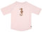 LÄSSIG Rashguard - Camiseta de natación para bebé, Manga Corta, protección UV, Manga Corta, Seahorse Light Pink, 13-18 Monate