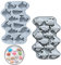 Fyfjur Molde Chocolate, Pescado de Mar Moldes Bombones Silicona, Molde De Silicona Para Chocolate, Moldes Silicona Para Dulces, Chocolate, Gelatina (Azul, 20,2 x 13,7 x 2 cm), AM02616713FY