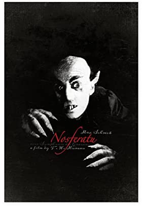 Nosferatu Horror Filmposter Leinwand Poster Wandkunst Dekor Druck Bild Gemälde für Wohnzimmer Schlafzimmer Dekoration Rahmen: 30 x 45 cm