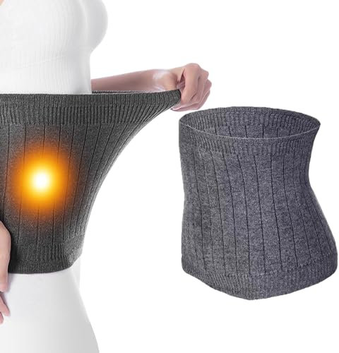 Leikedun Calentador de riñón de cachemira suave, cintura elástica trasera, Faja Lumbar Caliente para Hombres Mujeres para Cintura de Apoyo Caliente Dolores Menstruales