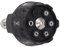 Ugello per Idropulitrice, 6 in 1 Ugello per Idropulitrice con Cambio Regolabile Multifunzionale Interfaccia a Spina 1/4 Punta di Connessione(Nero)