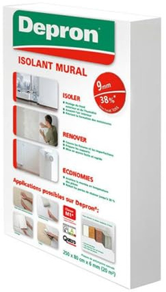 Panneau isolant DEPRON 80x125 cm Épaisseur 9 mm Emballage 20 mètres carrés - Depron