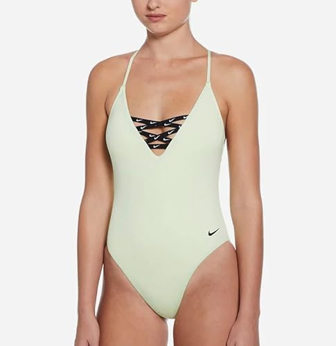 Nike Damen NESSF227-740_XL Zweiteiliger Badeanzug, Barely Volt