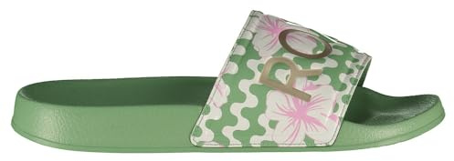 Roxy Slippy Slider Sandals for Girls Sandalen Mädchen 32 Grün