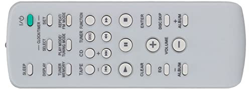 Rankomu Mando a distancia universal universal, repuesto de plástico portátil para sistema de CD HiFi RM?SC3 RM?SC30, accesorios de control remoto de sonido