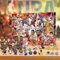 WEIWOGU Basketball-Adventskalender, Basketball-Adventskalender 2024, 24 Tage Weihnachts-Countdown-Kalender inklusive 24 Basketball-Zubehör, Fans (B)