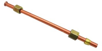 Tubo de escape de compresor de aire de 6 mm, tubo de descarga de aluminio, piezas de repuesto para compresor de aire (47 cm)