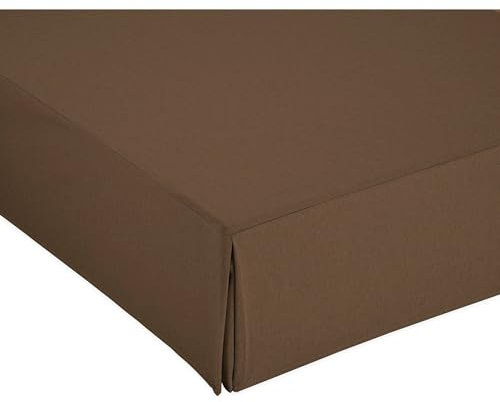 ECOMMERC3 Canape-Abdeckung für Betten mit 180 cm Breite, Bettgröße 180 x 190/200 cm, braune Passform, rutschfest und atmungsaktiv, 100% Made in Spain