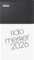 rido/idé Vormerkbuch Mod. Merker 2026 | 108×201 mm, Kunststoff, schwarz