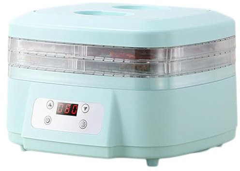 Essiccatore per la casa per Caramelle e Snack, essiccatore per Alimenti per Caramelle, termostato Regolabile da 35 a 80 °C, Timer, circolazione dell'Aria Calda a 360 °, per Carne di Manzo 3layer