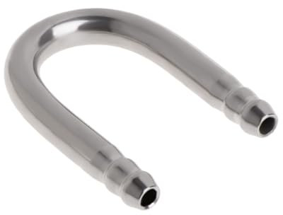 pumpumlia Aquarium-Schlauchverbinder aus Edelstahl, Wasserwechsel, Metallrohr, CO2-Zubehör