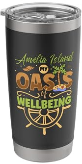 Oasis of Wellbeing - Amelia Island Stainless Steel Insulated Tumbler