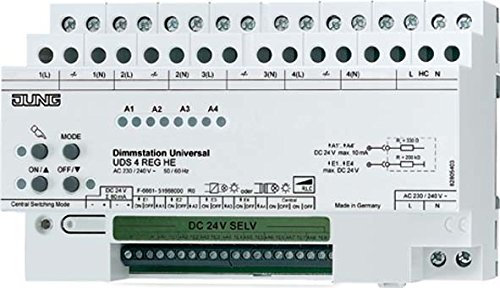 Jung Dimmstation Universal 4-Fach UDS4REGHE