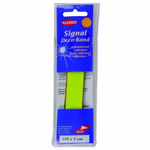 Kleiber 150 x 2 cm Selbstklebendes Signalband, gelb