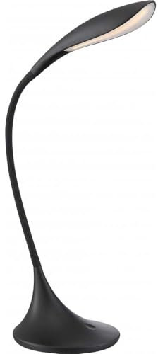 GLOBO Tischleuchte Nachtischleuchte Schreibtischleuchte schwarz LED Tischlampe verstellbar, 4,5W 4000lm 3000K, BxH51x67 cm