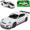 Welly Porsche 911 997 GT3 RS Weiss mit Rot 2004-2011 1/24 Modell Auto