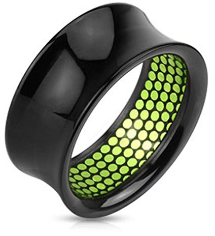 Paula & Fritz® Tunnel Saddle Fit aus Kunststoff innen grünes Punktemuster 10mm...