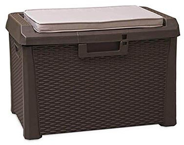 TOOMAX Art. 170 Kissen Compact Box Santorini Plus, 73 x 50,5 x 49,5 cm, braun