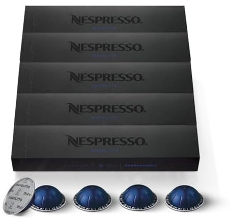 Nespresso VertuoLine Espresso, Diavolitto, 50 Count