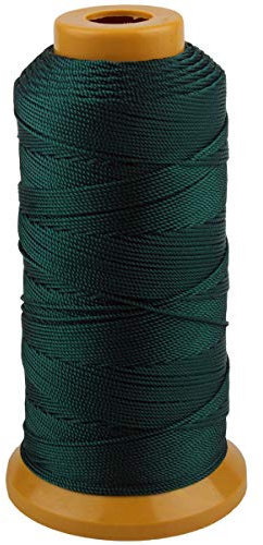 Twisted Nylon Linie Schnur String Cord für Gartenarbeit Marking DIY Projects Crafting Mauerwerk (Dunkelgrün, 1mm-656 feet)