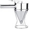 Portioniertrichter Trichter mit Ständer, Edelstahl Likörtrichter Fondanttrichter 1200ml Backtrichter Kuchen Desserts Kochen Werkzeuge mit Rack für Küchenbäckerei