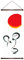 HINODE Wandbehang Sonnenaufgang Wanddeko Japan Kraniche Rollbild 110 x 43 cm (Stoff 90 x 34,5 cm)