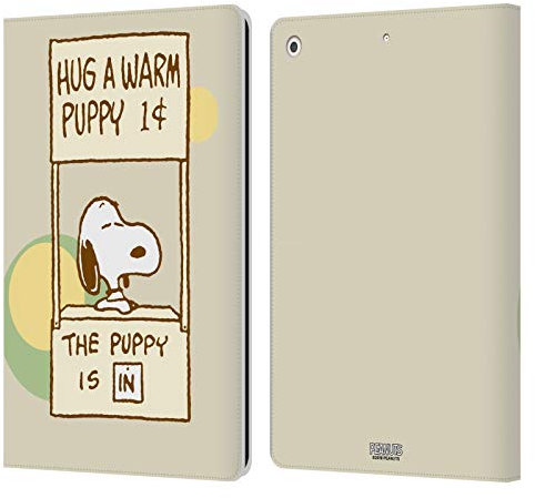 Head Case Designs sous Licence Officielle Peanuts Chaud Snoopy Embrasser Étui Portefeuille en Cuir Compatible avec Apple iPad 10.2 2019/2020/2021