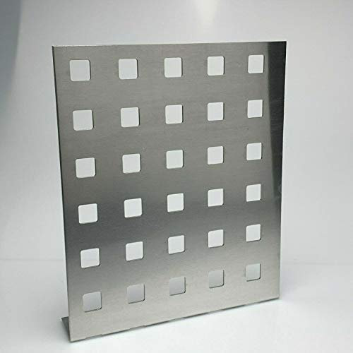 Lochblech Aluminium Al99,5 Lochblech QG20-50 Stärke 2,0mm Individueller Zuschnitt nach Maß (1000 mm x 400 mm)