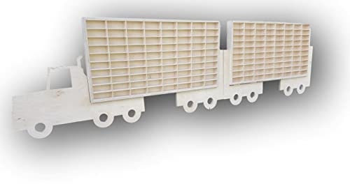 Dekoralove Compatible/Replacement für Hot Wheels Regal Vitrine Streichholzbox Rack für 160 Autos Spielzeugauto-Kollektion