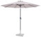 VONROC Parasol Recanati Ø300cm - Parasol Inclinable Rond - Beige - Terrasse Extérieure, Orientable à 360° - Grande Surface d'Ombrage - Robuste et Durable - Housse Parasol Incluse