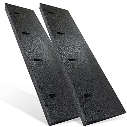 Bordsteinrampe Gummi schwarz 2X I Breite: 100 cm I Höhe: 45 mm I Rampe Gummikeil Rollstuhlrampe Auffahrrampe Auffahrkeil Auffahrhilfe Türschwellenrampe Autorampe