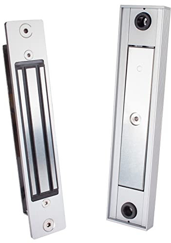 Locinox Serrure magnétique pour portail coulissant S-MAG-2500-9005 (RAL 9005, noir)