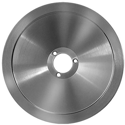 Lama per affettatrice 220 mm diametro foro centrale 40 mm - 3 fori fissaggio lama - diametro coprilama 180 mm. Materiale C45