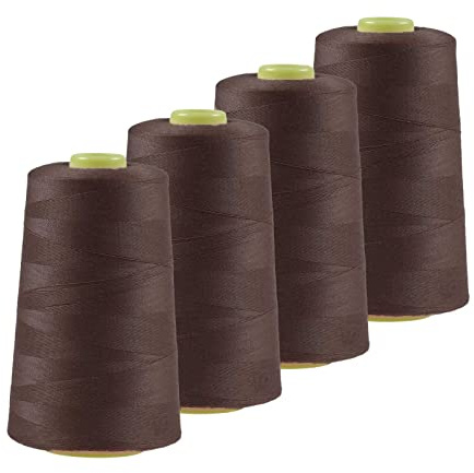 4 x 4572m Qualitäts Overlock-Garn Oeko-Tex Overlock-Nähgarn Polyestergarn, Farbe 741-780