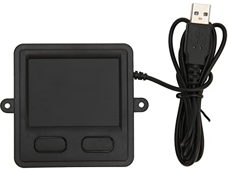 Sorandy Kabelgebundenes USB Touchpad – Tragbare Trackpad Touchpad Maus für Computer, PC, Laptop, Desktop – Plug-and-Play – Kompatibel mit 10 (Schwarz)