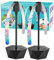 Neijiaer 2PCS Anti Mouche Ventilateur de Table, Anti Moucherons Plié et Suspendu, Ventilateur Anti Moustique Exterieur par USB ou Batterie, Repulsif Puissant pour Cuisine,BBQ, Fêtes (Noir,2PC)