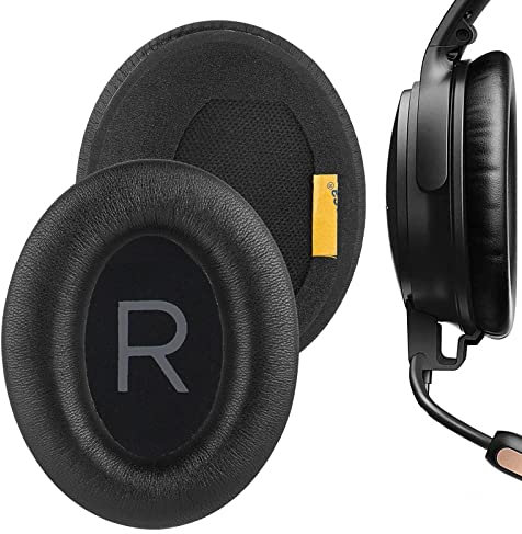 Replacement QC45 Earpads for Bose QuietComfort 45 Over-Ear Headphone, Compatible QC45 Ear Cushions with Softer Protein Leather, Noise Isolation Memory Foam, Black