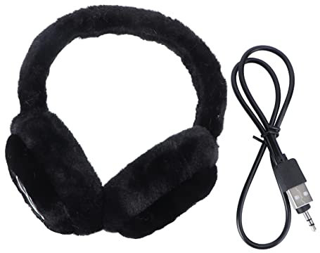 INOOMP Kopfhörer-Ohrenschützer Damen-Accessoires Niedliche Accessoires Flauschige Ohrenschützer Kopfhörer Musik-Plüsch-Kopfhörer Plüsch-Ohrenschützer Musik-Ohrenwärmer