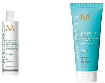 Moroccanoil Regenerierender Conditioner, 250 ml & Locken Definierende Crème, 75ml (1er Pack)
