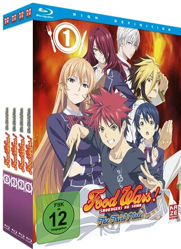 Food Wars! The Third Plate - Staffel 3 - Gesamtausgabe - Bundle - Vol.1-4 - [Blu-ray]
